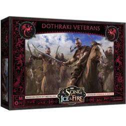 CMON Dothraki Veterans Unit Box Red 9.0 In L X 6.0 In W X 2.5 In H