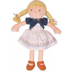 Tikiri Organic Lily doll 32cm with removeable dress (GOTS)