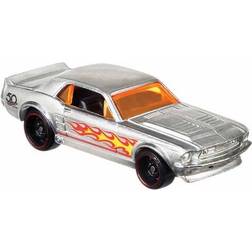 Mattel Hot Wheels 50TH Zamac Flames '67 FORD MUSTANG COUPE