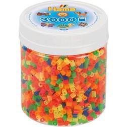 Hama Beads Strijkkralen in Potje Neonmix (51) 3000st