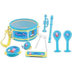 Lexibook Set Musical Peppa Pig 7 instruments Rangement dans le tambour Bleu