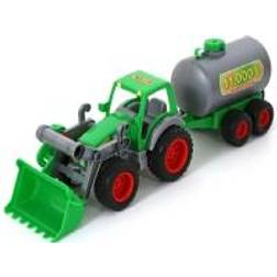 Polesie 8794 Farmer Technic Tractor with Frontloader & Tanker-Toy Vehicles, Multi Colour