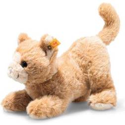 Steiff Soft Cuddly Friends Cassie Cat 26 cm Cuddly Toy for Children Soft & Cuddly Washable Red Blonde (099182)