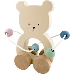 Jabadabado Trælegetøj Teddy med labyrint
