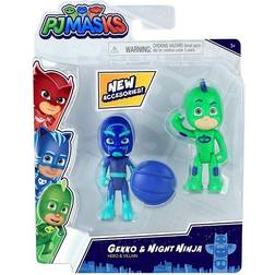 Flair Gekko & Night Ninja (pj Masks) 2-Pack Figure Set