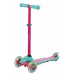 MV Sports uMoVe Compact LED Scooter Pink and Teal Steel, Plastic wilko