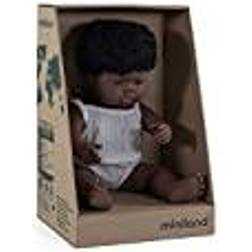 Miniland 31153 African boy 38 cm Doll with Underwear 31153, Colour