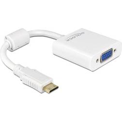 DeLock Ferrite 19 pin HDMI Mini-VGA M-F 0.2m