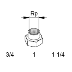 Grundfos Unionsæt 1.1/4