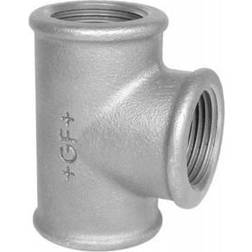 +GF+ Tee Galvaniseret 3/4x3/8x3/4