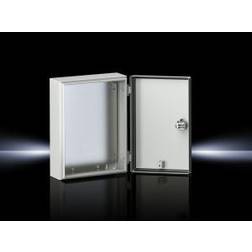 Rittal KX 1576.000 Installationskabinet, Kabinet til montering på væggen 380 x 300 x 155 Stålplade Gråhvid (RAL 7035) 1 stk