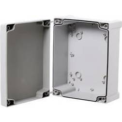 Fibox Abs enclosures with metric knock-outs grey cover tam111107