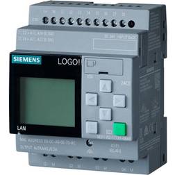 Siemens Logo! 24ce,logisk modul, display pu/i/o: 24v/24v/24v transistor, 8di (4ai)/4do