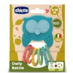 Chicco 10494000000 Owly Rattle Eco Colourful