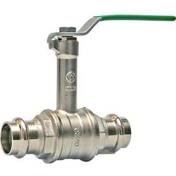 PETTINAROLI Heavyduty fullway ball valve with press fittings ends and ex