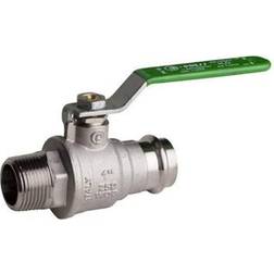 PETTINAROLI Heavyduty fullway ball valve with press fittings ends press