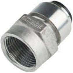 Roth indstiks-overgangsmuffe rustfri 15 mm x 1/2"