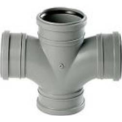 Uponor HTP dobb.grenrør 88° 110mm grå