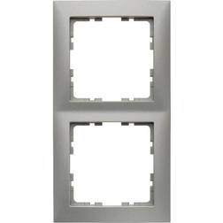Berker Hager 10129939 Kombinationsram silver 2-fack