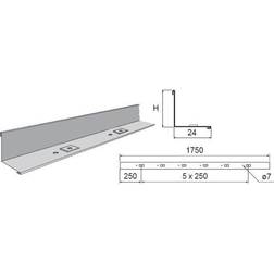 Wibe Skilleplade 39/55 FZS (1,75M)