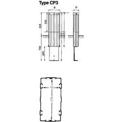 ABB Kabelfordelingsskab 42L1621 CP6