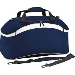 BagBase Teamwear Holdall Bag - French Navy/White