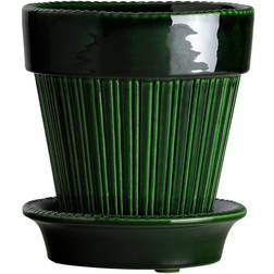 Bergs Potter Simona Glazed Pot - Emerald Green Krukke