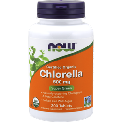 NOW Chlorella 500mg 200 stk