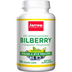 Jarrow Formulas Bilberry + Grapeskin Polyphenols 120 stk