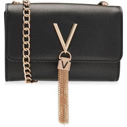 Valentino Bags Fold Over Divina Bag - Nero/Gold