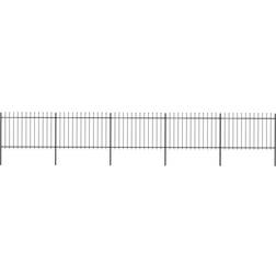 vidaXL Garden Fence with Spear Top 850x170cm