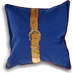 Riva Home Polo Strap Cushion Cover Blue (45x45cm)