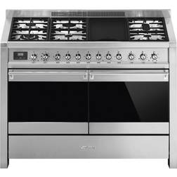 Smeg A4-81 Sort, Rustfrit stål