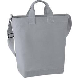 BagBase Canvas Daybag Hold & Strap Shopping Bag (15 litros) Gris