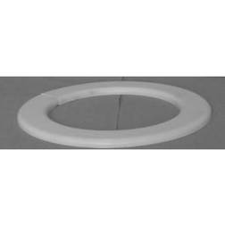 Lindab Gennemføring, hvid plast Ø160 mm