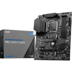 MSI PRO Z690-P DDR4 Carte-mère ATX - USB 3.2 Gen 1, USB-C Gen 2x2 - 2.5 Gigabit LAN - Carte Graphique Embarquée