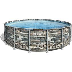 Bestway Power Steel Frame Round Pool Ø5.49x1.32m