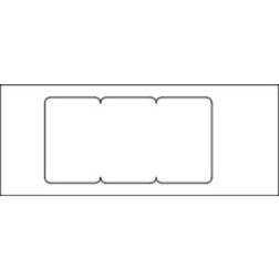 TEHALIT Cover for triple module fuga pw 3se/brh 132 ph