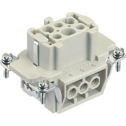 Harting Han e 06 pos female insert screw