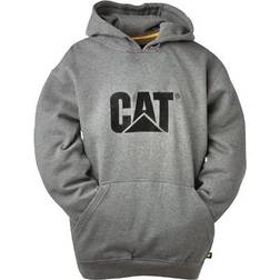 Cat Trademark Hooded Sweatshirt - Heather Grey