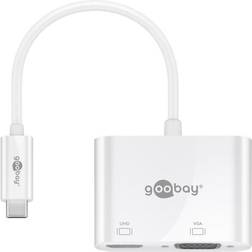 Goobay USB C-HDMI/VGA M-F Adapter 5m