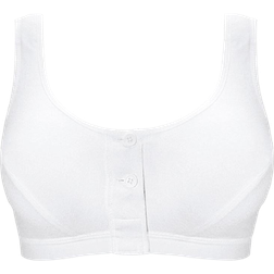 Anita Isra Front Closure Wire-Free Post Operative Bra - White