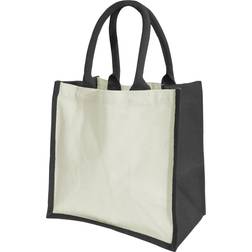 Westford Mill Printers Midi Jute Bag - Black