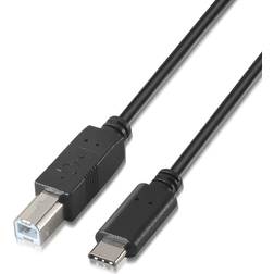 Aisens USB B-USB C M-F 1m