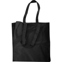 Quadra Canvas Classic Shopper Bag 2-pack - Black