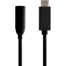 Aisens USB C-3.5mm M-F 0.2m
