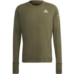 Adidas Cooler Long Sleeve Sweatshirt Men - Focus Olive