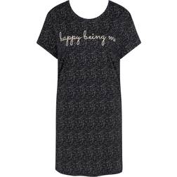 Triumph Lounge Me Cotton Nightdress - Black