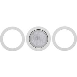 Bialetti 3 Gaskets + 1 Filter Plate for 1 Cup Stainless Steel Moka Pot