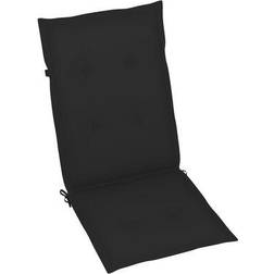 vidaXL 314111 Chair Cushions Black (120x50cm)